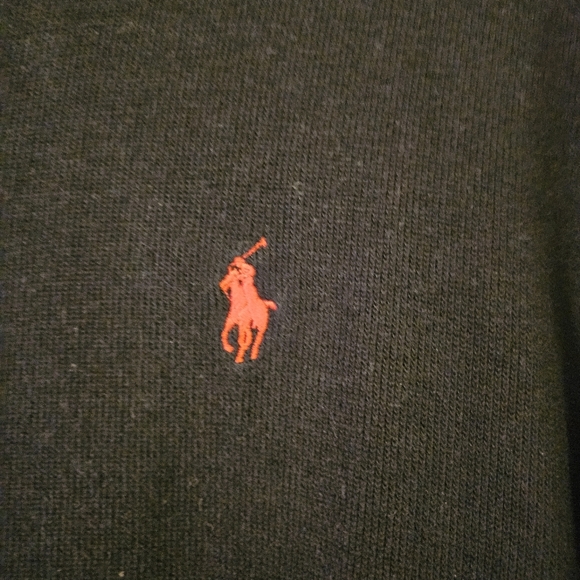 POLO Ralph Lauren Full Zip Knit Jacket Sweatshirt Thermal Pony Classic Men's L - Picture 2 of 6